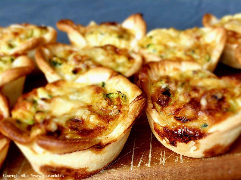 Courgette taartjes (10 stuks)