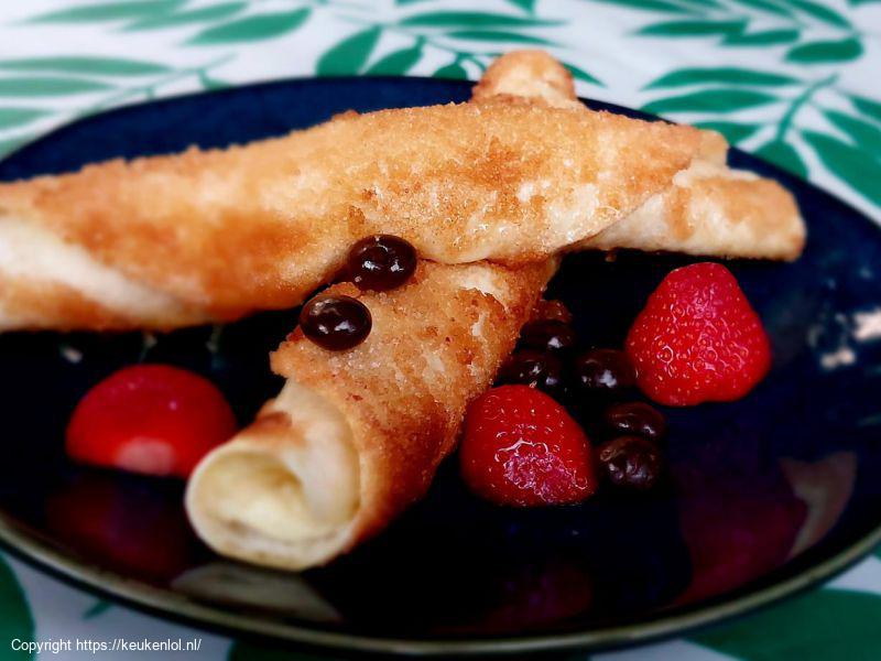 Cheesecake taquitos
