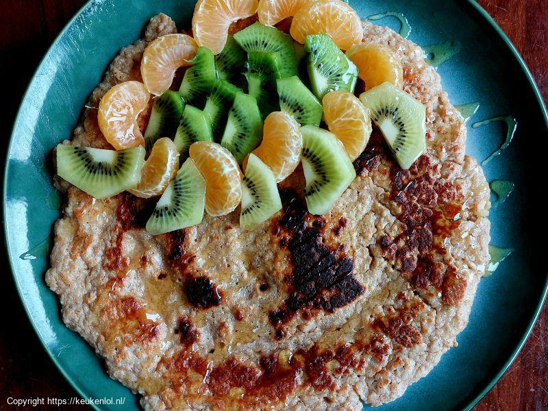 havermout-banaan pannenkoek