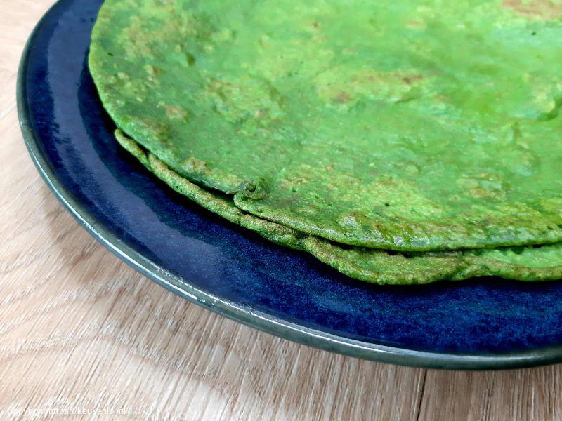 Spinazie pannenkoeken